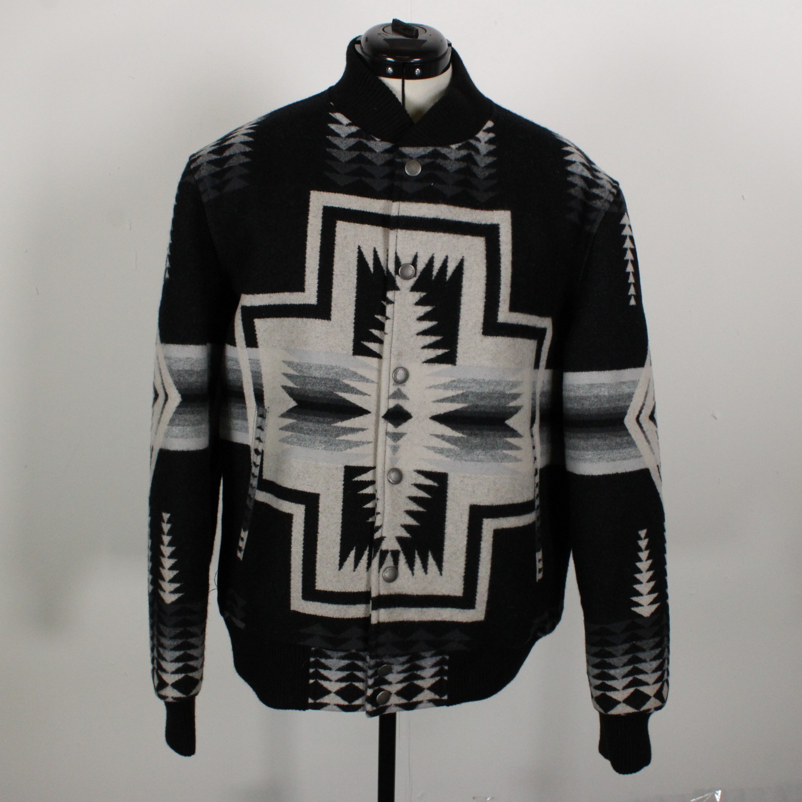 Pendleton Gorge Wool Jacket Mens Large Black Hard… - image 1