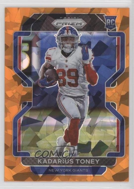 2021 Panini Prizm Rookie Orange Ice Prizm Kadarius Toney #342 Rookie RC 7iu