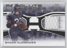 2006 Playoff Absolute Memorabilia Heroes Materials 114/150 Shaun Alexander 4p7