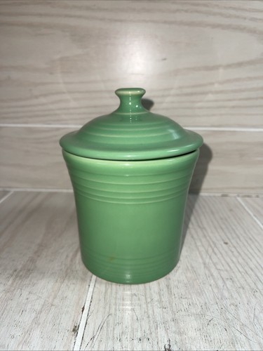 Vajilla verde vintage Fiesta Ware con tapa 4 pulgadas caja inferior fiesta HLC