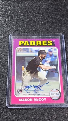 2025 Topps Heritage Mason Mccoy Autograph ROA-MM