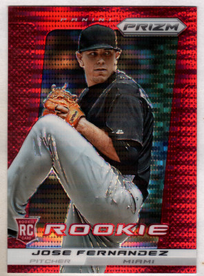 Jose Fernandez 2013 Panini Prizm Red Pulsar RC