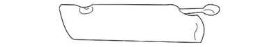 Genuine Mazda Sun-Visor 1F81-69-210