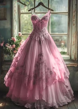 Historic Medieval Wedding Dress Straps V-neck Sleeveless A-Line Garden Bridal