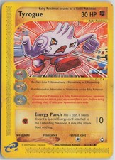 Tyrogue 63/147 Uncommon Aquapolis Pokemon Heavily Played