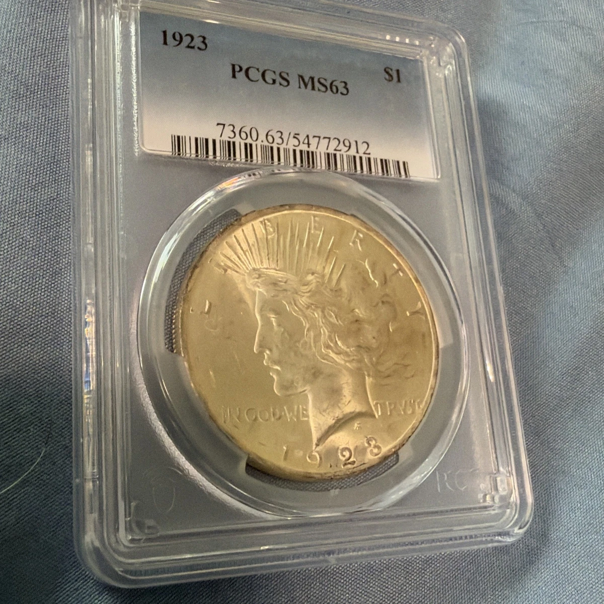 MS 63 Graded 1923 Year Peace Dollars (1921-1935) for sale | eBay