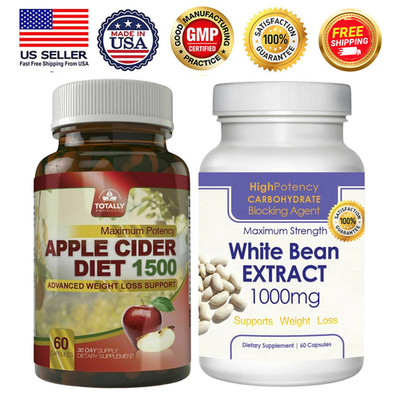 Apple Cider Vinegar 1500mg & White Kidney Bean Extract 1000mg Weight Management
