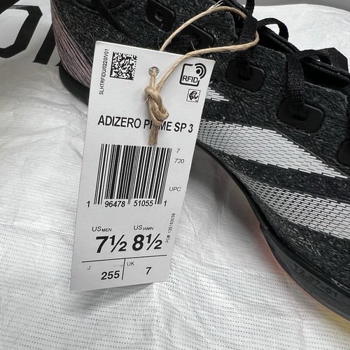 Adidas Adizero Prime Strung IG4330 Track Men Sz 7 Sz 7.5 Sz 8 NEW W/bag Spikes - Picture 7 of 13