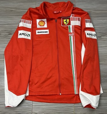 Puma Scuderia Ferrari 2007 Teamjacke mit Sponsorenlogos (Größe XXL)