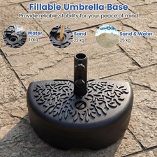 25 kg Weighted Heavy-duty Outdoor Umbrella Holder