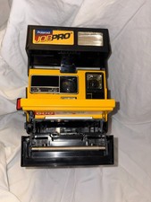 Polaroid Job Pro 2 Instant Film 600 Land Camera - Black / Yellow TESTED