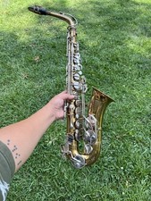 Vtg Bundy II Saxophone By Selmer Company USA w/ Mouthpiece Untested As Is
