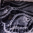 Sydenstricker Glass Black Pineapple Lace Doily Fused Glass Wavy Tray SIGNED — photo 5