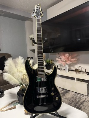 Schecter Diamond Series C-1 Elite Electric Guitar Black Solid Body 6 String