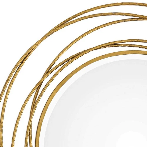 Uttermost 09348 Whirlwind 39-3/8" Diameter Circular Framed - Gold - Picture 3 of 4