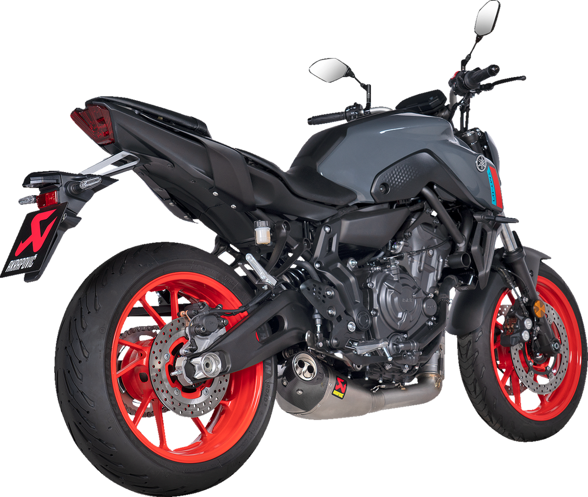 AKRAPOVIC Racing Line Exhaust System - Titanium - Yamaha MT-07/XSR