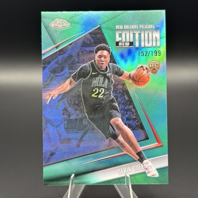 2025-26 Topps Chrome Update Derik Queen RC #GR-14 New Edition Refrac /199 Teal