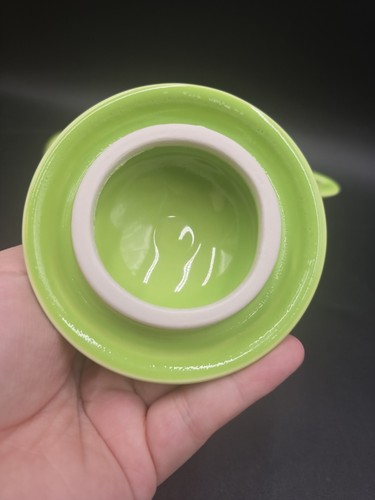 Small Green Fiesta ware Mini Teapot USA HLC Chartreuse - Picture 5 of 8