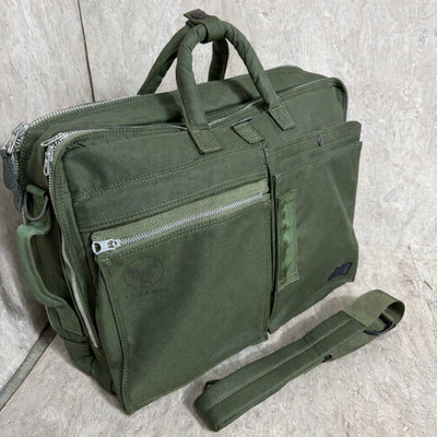 未使用級美品 PORTER FLYING ACE 3way 863-16808 PORTER Yoshida FLYING ACE 3way Briefcase 863-16808 Olive Drab