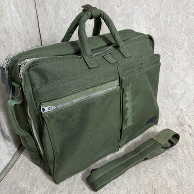 未使用級美品 PORTER FLYING ACE 3way 863-16808 PORTER Yoshida FLYING ACE 3way Briefcase 863-16808 Olive Drab