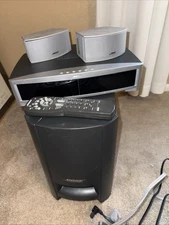 BOSE AV3-2-1 CD DVD Media Center Powered Speaker System + Remote Tested Working