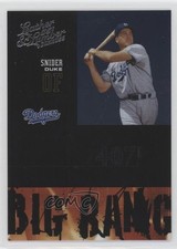 2005 Donruss Leather & Lumber Big Bang 1828/2000 Duke Snider #BB-10 HOF 9vi