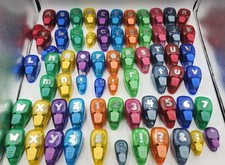 Rare EK Success 1" Alphabet Paper Punch Lot Upper  Lower Case Numbers Symbols