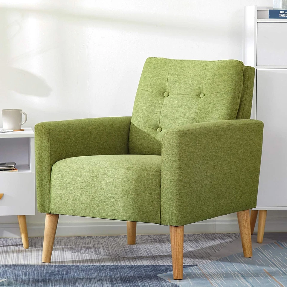 Poltrona, Legno, Verde, Armchair - Immagine 2 di 4