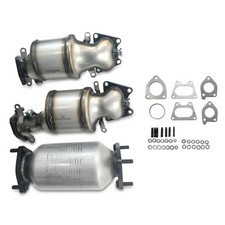 3 Pcs Left & Right Catalytic Converter for Honda Pilot 3.5L 2005-2008 | Repla...