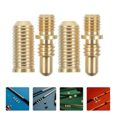 2 Sets Club Screws Snooker Cue Joint Bolts Pool Connecting Connector for Cues