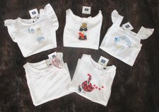 LOT of 5  NWT JANIE and JACK  SHIRTS / TOPS GIRLS sz.6  141  ADORABLE  
