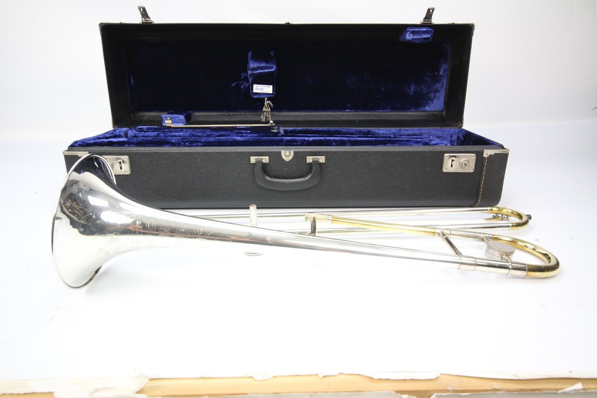 1924-1957 KING H.N. White 2-B SILVERTONE Trombone Solid sterling 