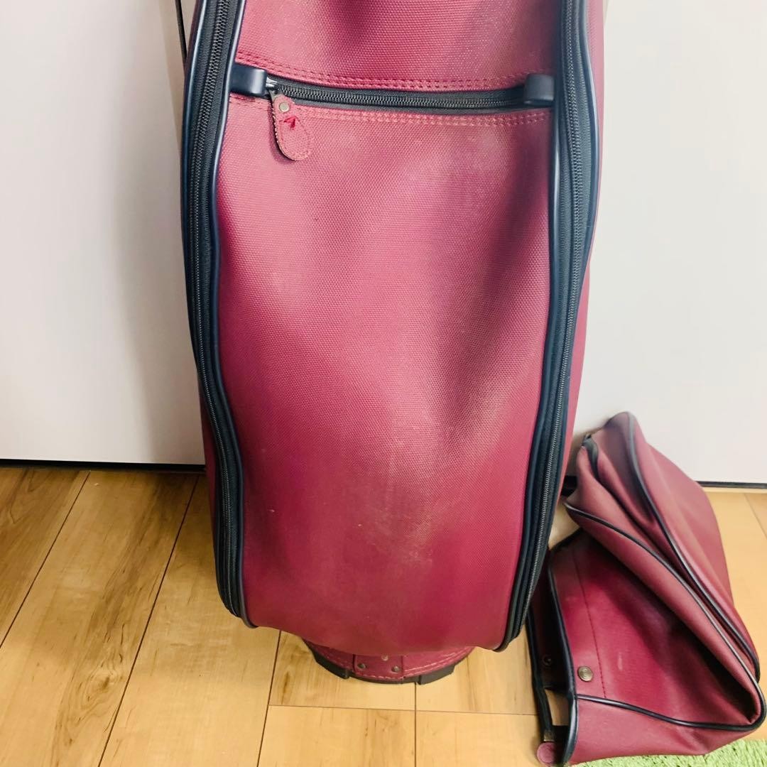 maruman × Guinness collaboration retro red cart bag golf bag rare