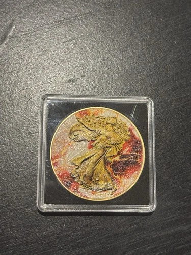 Marble American Silver Eagle 1 Ounce .999 Fine Silver Colorized #/250