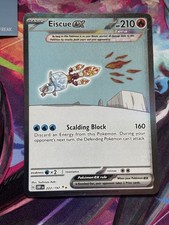 Eiscue ex 222/197 Special Illustration Rare Obsidian Flames Pokemon Holo NM/M