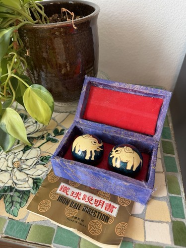 Chinese baoding elephant cloisonné chime balls