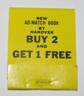Matchbook Wholesale Hanover PA Vintage Sample Cover Pennsylvania Yellow Black — photo 2