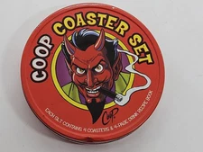 2003 Limited Edition COOP 'Artist' Dark Horse Deluxe Drink Coaster Set with Tin