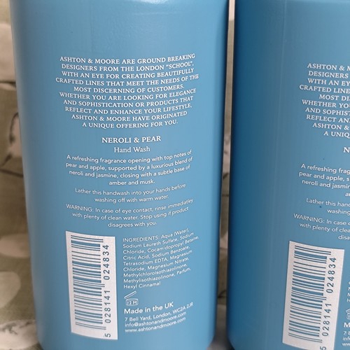 Ashton & Moore Neroli & Pear Hand Wash 2x750ml - NEW! - Picture 3 of 4