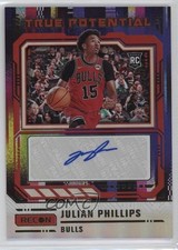 2023-24 Panini Recon True Potential Signatures Red /99 Julian Phillips Auto 1n87