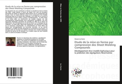 Etude de la mise en forme par compression des Sheet Molding Compounds Steven Le
