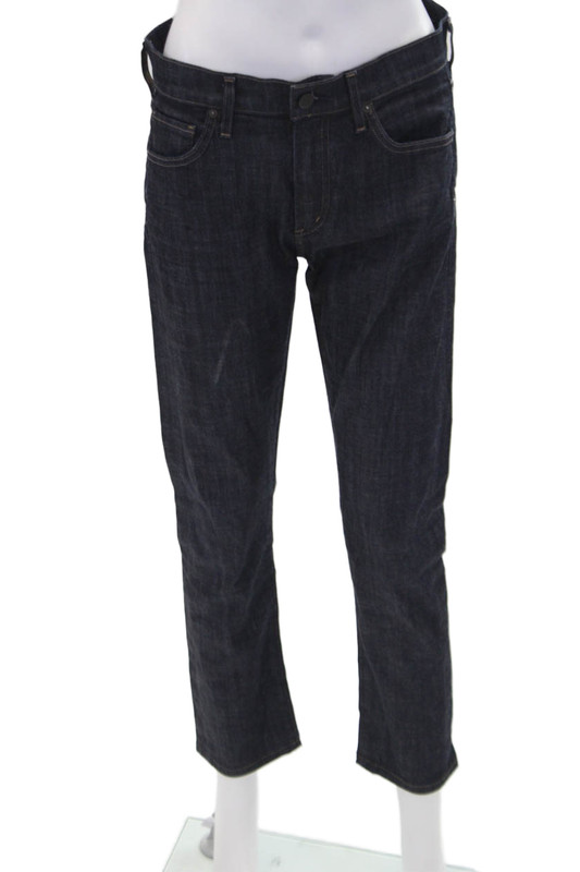 C of H Los Angeles Womens Cotton Mid Rise Slim Leg Denim Jeans Blue Size EUR 27