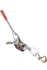 Hand Winch Heavy Duty Manual Winch Wire Rope Puller with Double Hook