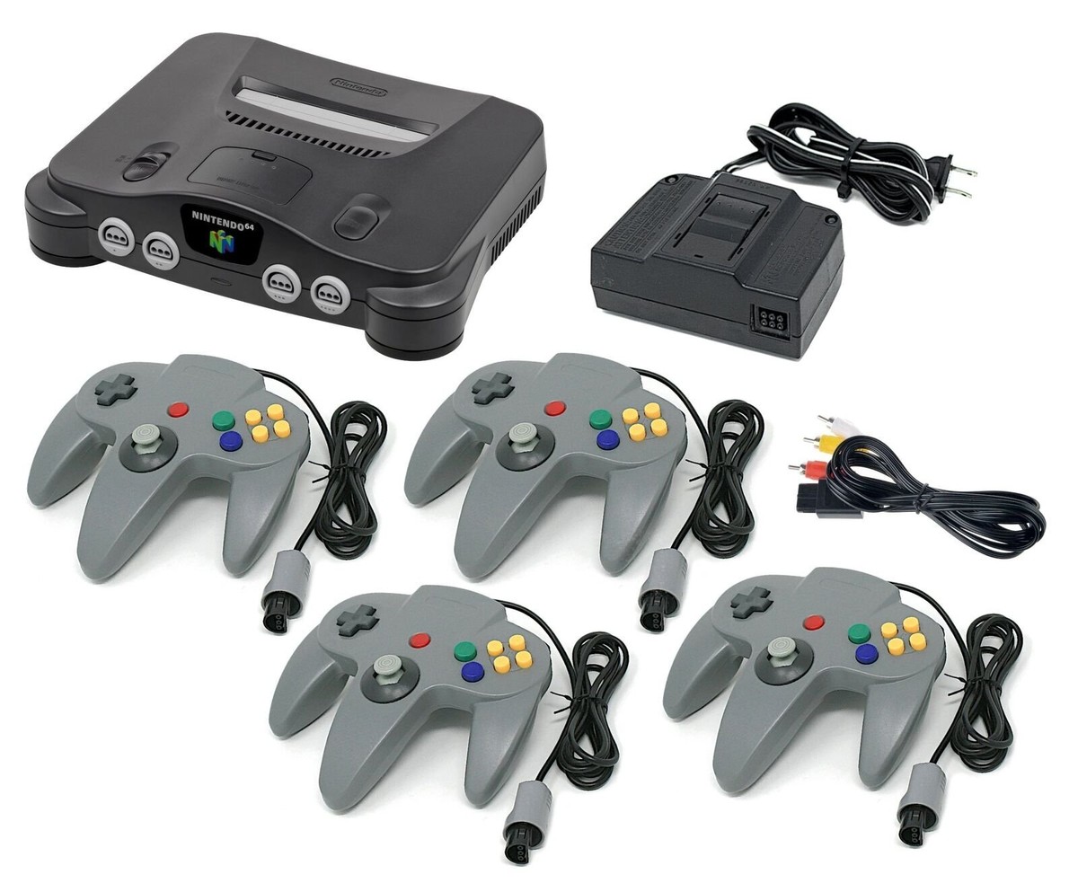 Authentic Nintendo 64 N64 Console System + Up to Four