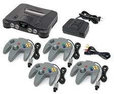 Authentic Nintendo 64 N64 Console System + Up to Four Controllers + US Seller
