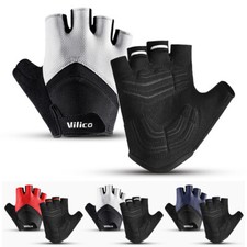 Cycling Anti-slip Fingerless Gloves MTB Bike Bicycle Gloves Anti-shock Gloves