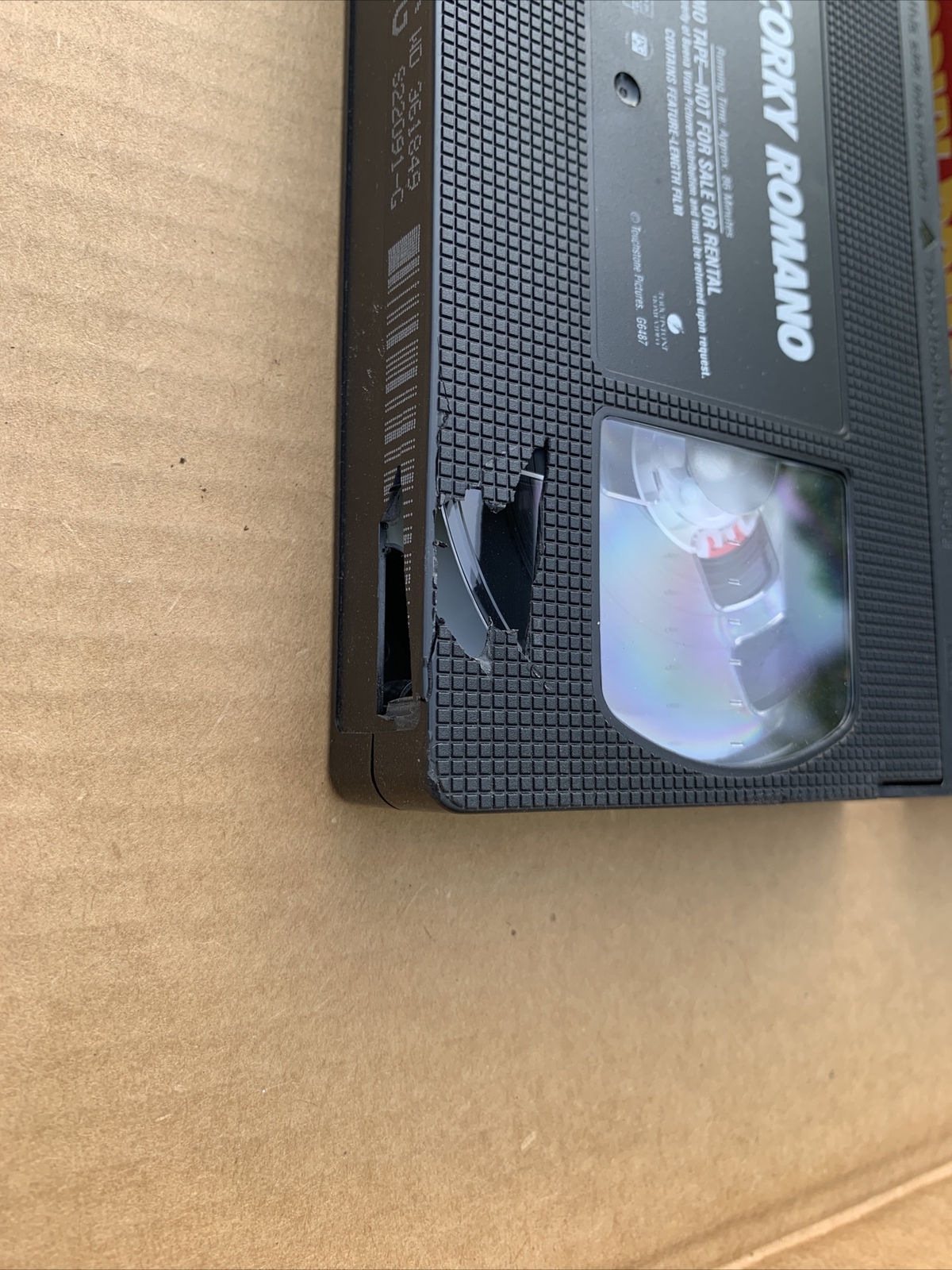 Corky Romano (VHS, 2002) Demo Tape Screener HTF Movie RARE Needs