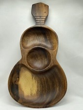 Acacia Wood Ukelele Divided Tray Hawaii Souvenir