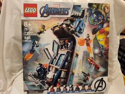 LEGO MARVEL SETS: 76166 AVENGERS TOWER, 76131 COMPOUND BATTLE