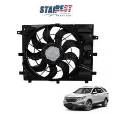 Radiator Cooling Fan Assembly Fit For 18-19 Chevy Equinox 17-18 GMC Terrain